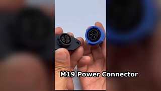 Conector de alimentação circular para serviço pesado M19