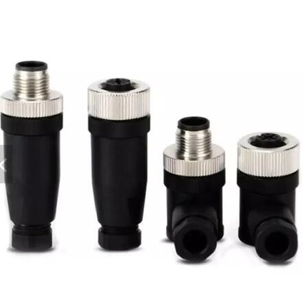 IP67 Male Female M8 Sensor Connector Straight Screw Threaded Plug Coupling