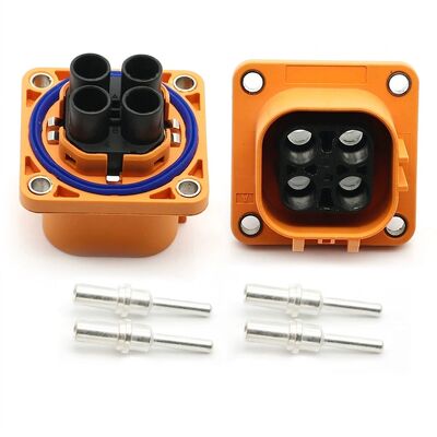 Small Square Series HVIL Connector 800V 46A Waterproof Plug For New Energy Vehicles