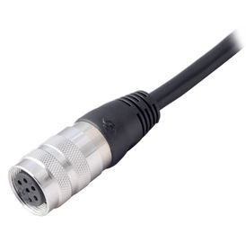 M / F Waterproof Moulding Solderness AISG Connector Male To Female M12 8pin