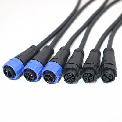 IP67 Conector circular de bloqueio rápido e à prova d'água 2 5 pin 8 15 A para motocicleta elétrica