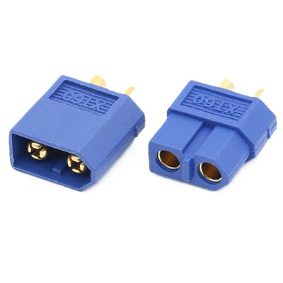 Conector XT60 Série para Drone 10AWG Com Classificação de 35A e Configuração de 2-3 Pinos