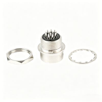 Conector Circular HR10A Série 12 Pinos Tipo Solda Macho/Fêmea Receptáculo para Câmeras Industriais