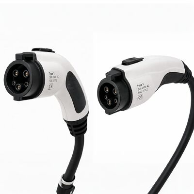 Fornecimento de fábrica SAE J1772 Tipo 1 Plug de carregamento de VE 32A 240V Conector AC para carregamento de veículos elétricos