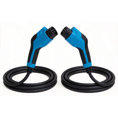 Cabo de carregamento EV IEC 62196-2 tipo 2 – 16A/32A trifásico 22kW rápido, seguro e durável